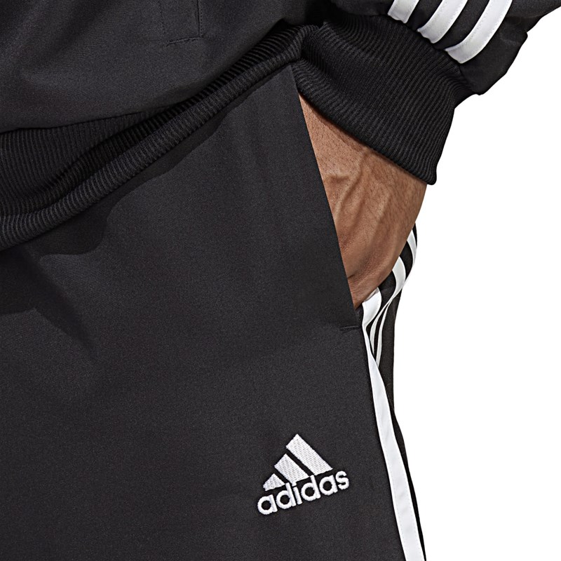 Agasalho Adidas Primegreen Essentials 3-Stripes Masculino Black/White