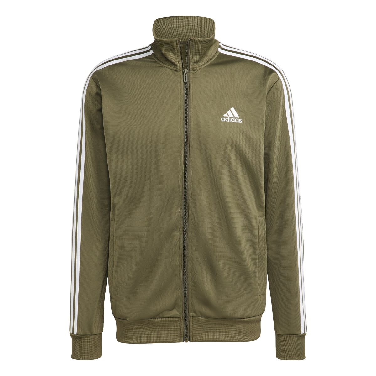 Agasalho Adidas Sportswear Basic 3-Stripes Masculino - Verde
