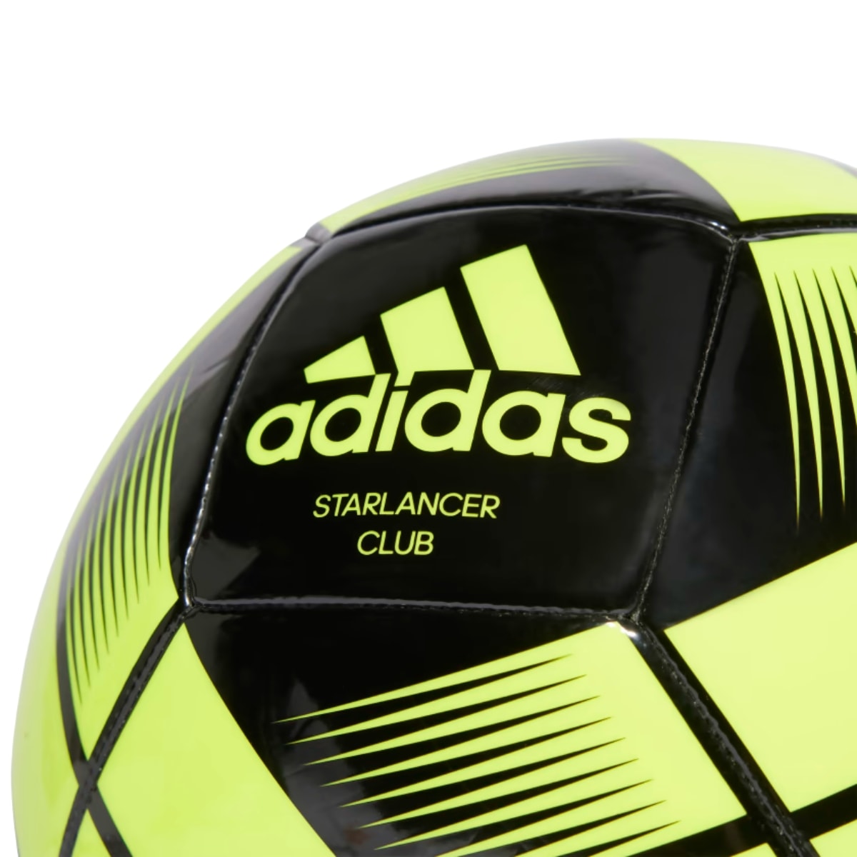 Bola Adidas Starlancer Club Preto Amarelo bola amarela e preta