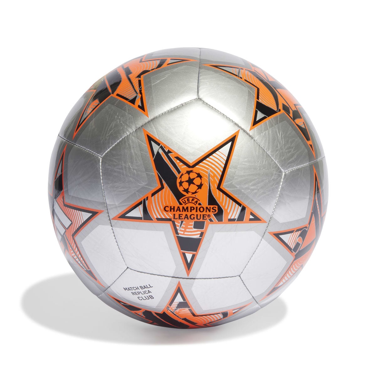 UEFA Champions League 23/24 サッカーボール Bola Adidas UCL Club 23/24 Group Stage - Cinza/Laranja