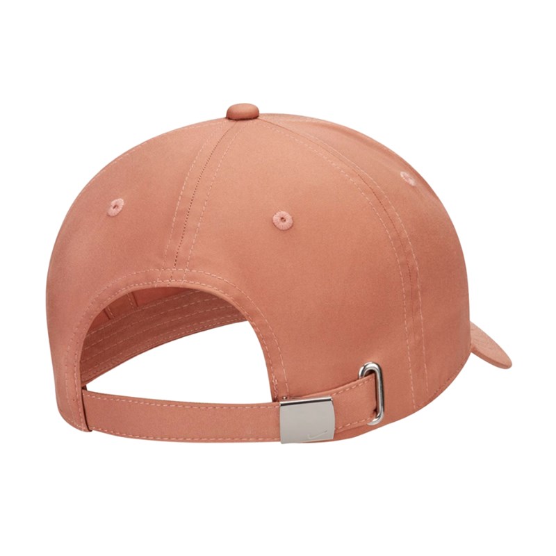 Nike metal swoosh cap in pink
