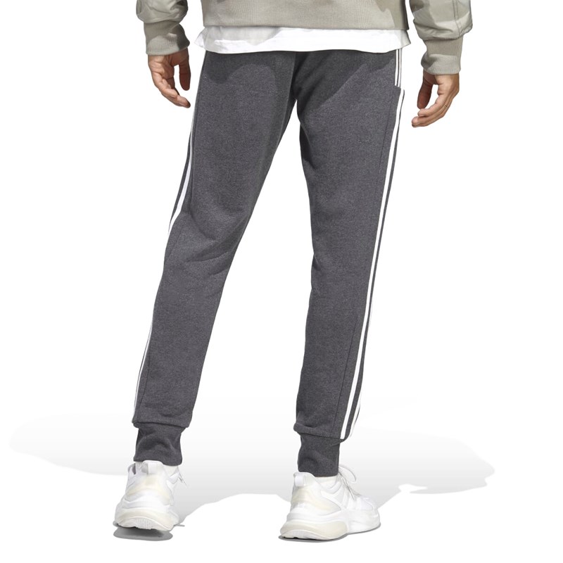 Calça Adidas Essentials 3 Stripes Masculina - Preto+Branco