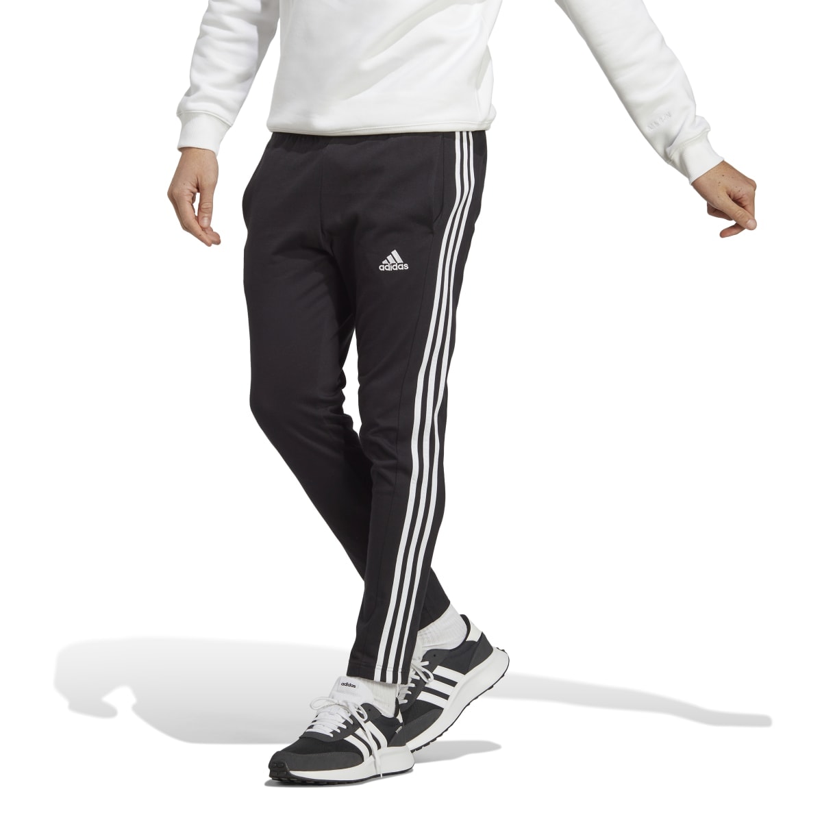 Calça adidas branca store masculina