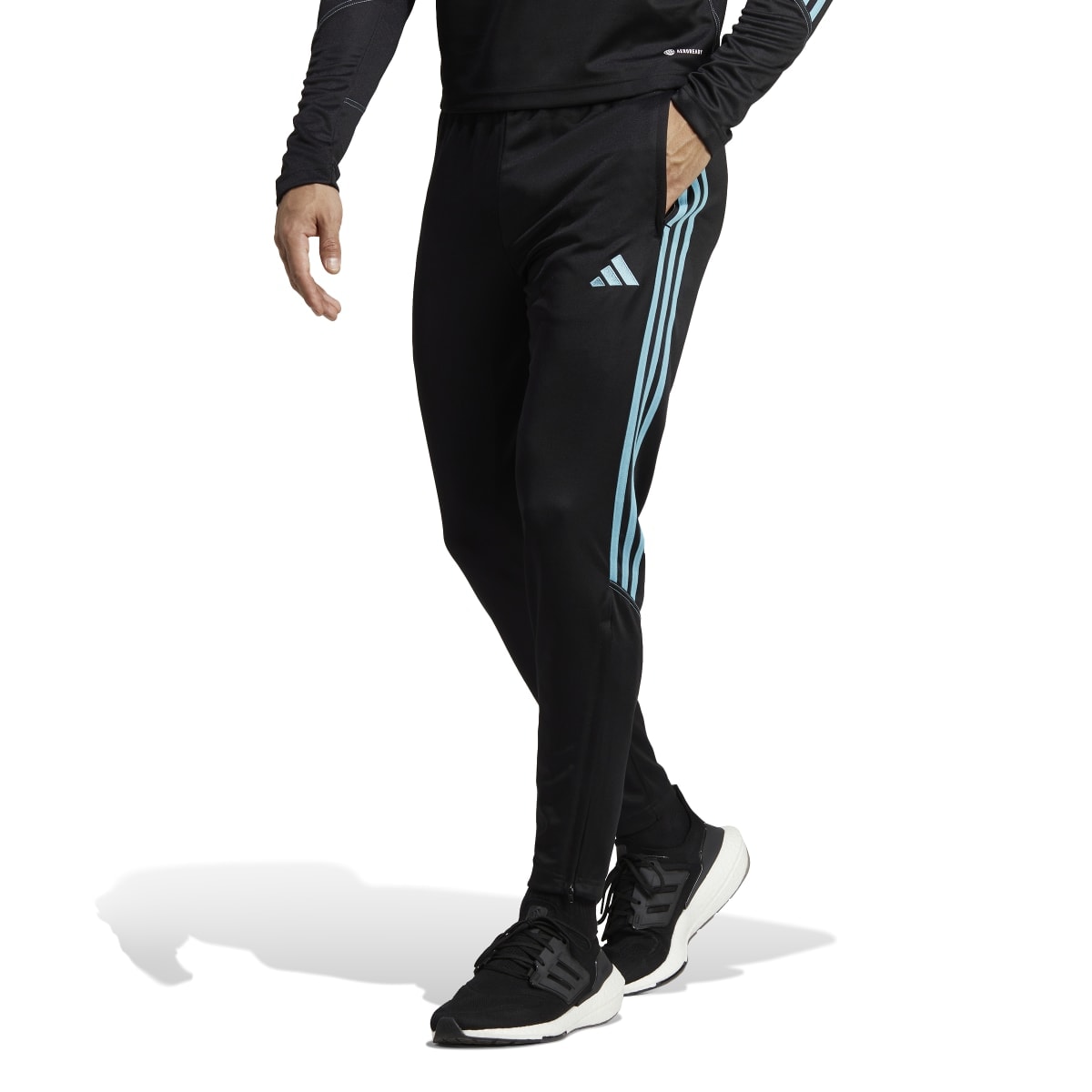 Cal a Adidas Tiro Club 23 Training Masculina Preto Azul