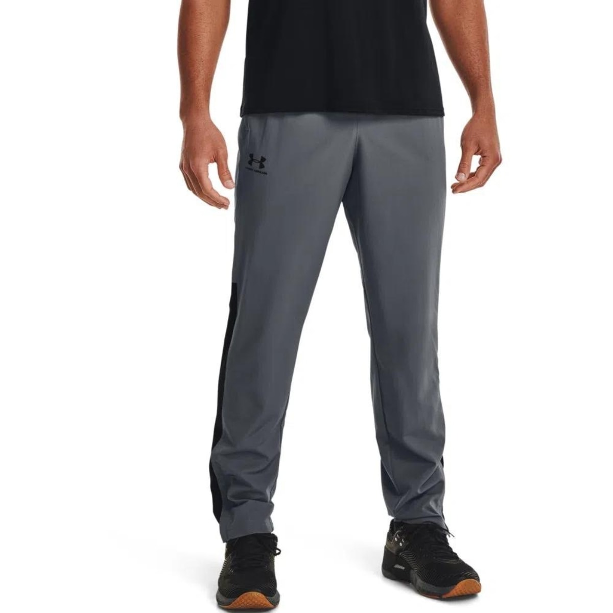 Calça Under Armour Treino Vital Woven Masculina - Grafite/Preto