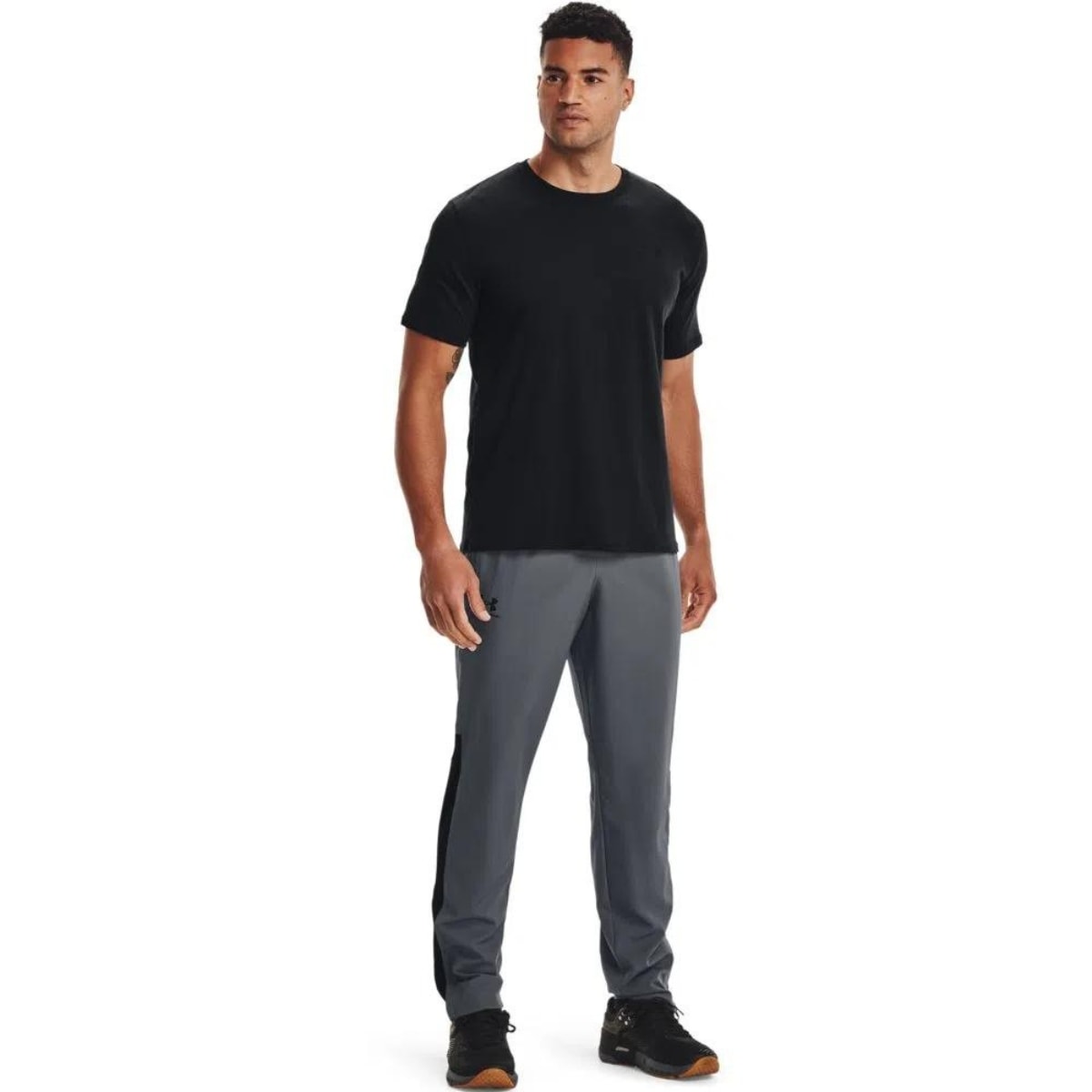 Calça Under Armour Treino Vital Woven Masculina - Grafite/Preto