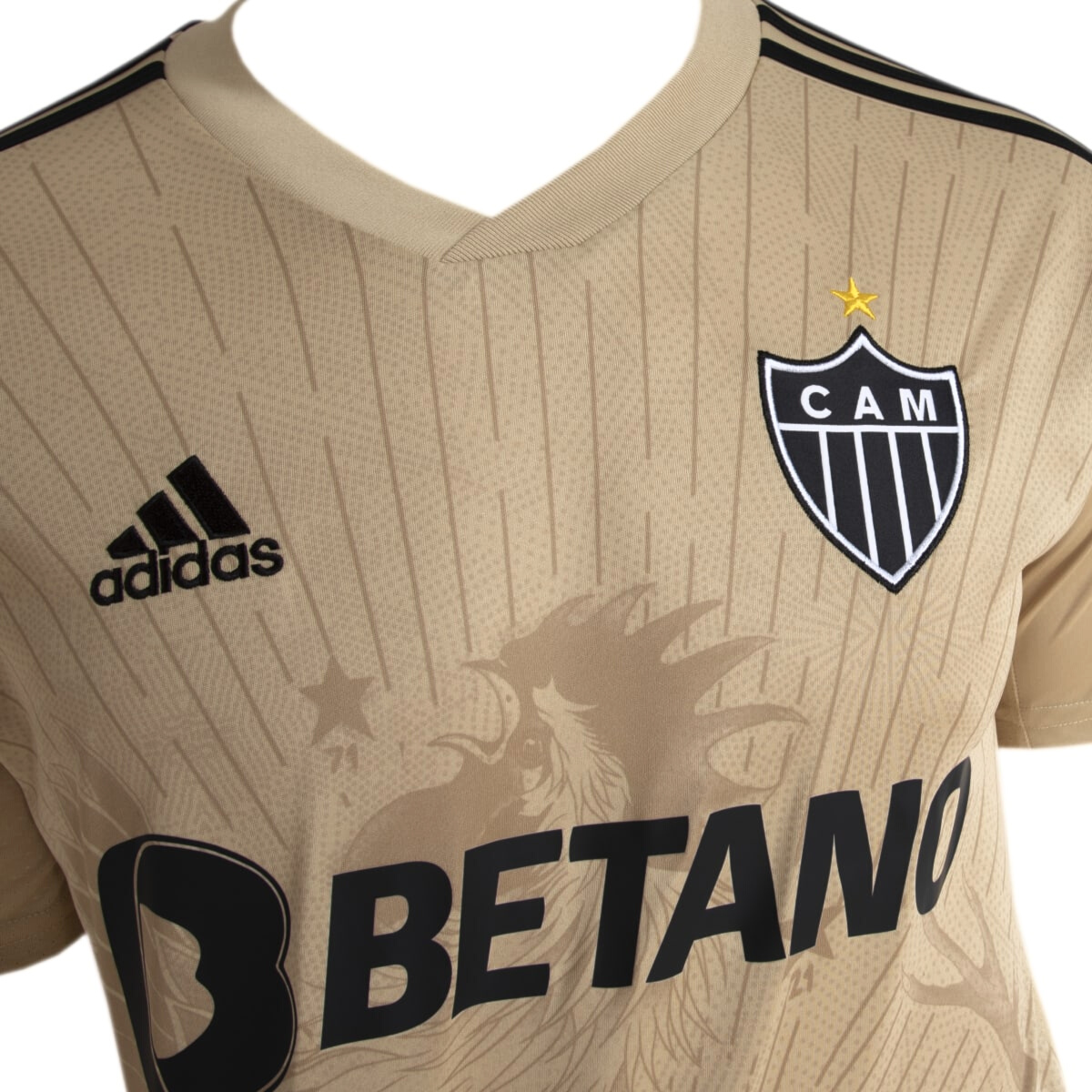 Camisa cheap adidas dourada