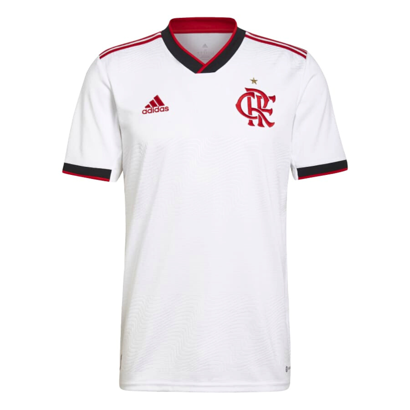 Camisa Adidas CR Flamengo II 22/23 Masculina - Branco/Vermelho