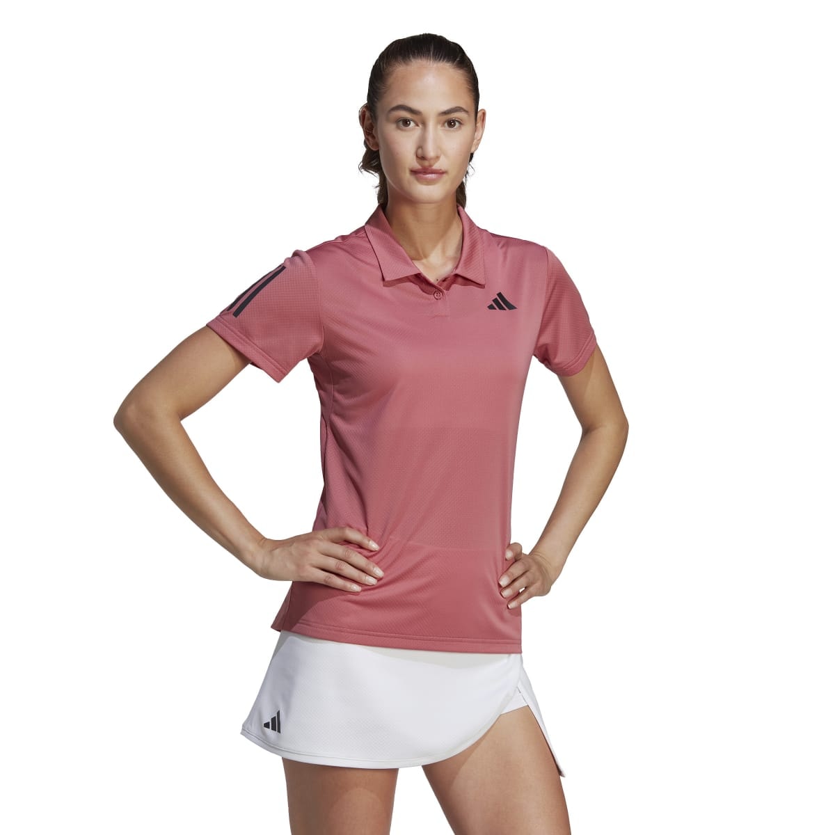 Camisa polo outlet adidas rosa