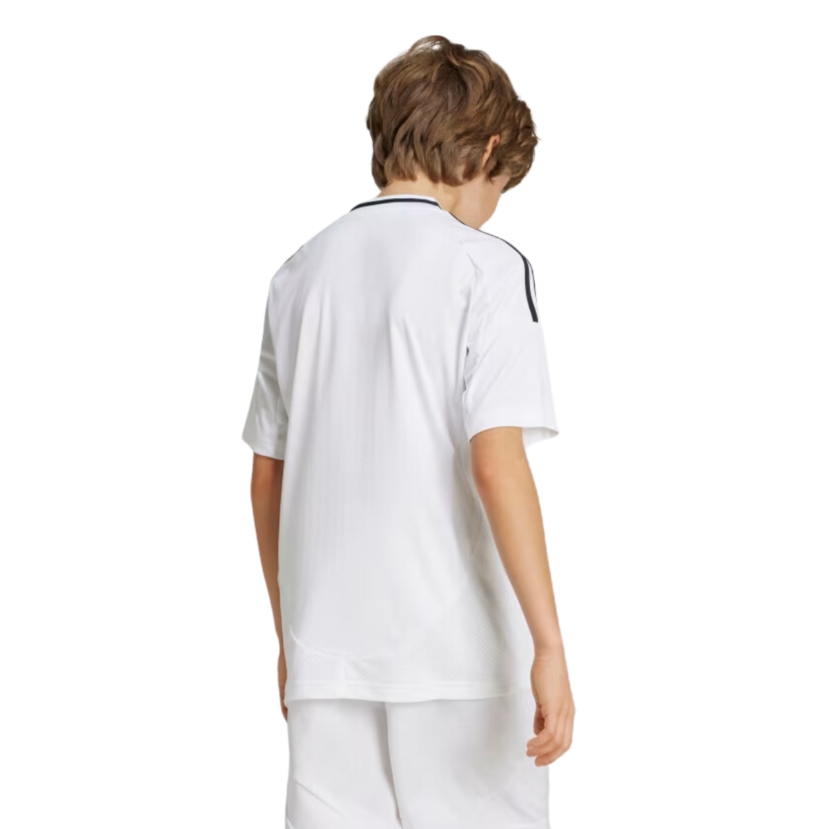 Camisa Adidas Real Madrid I 24/25 Infantil - Branco/Preto