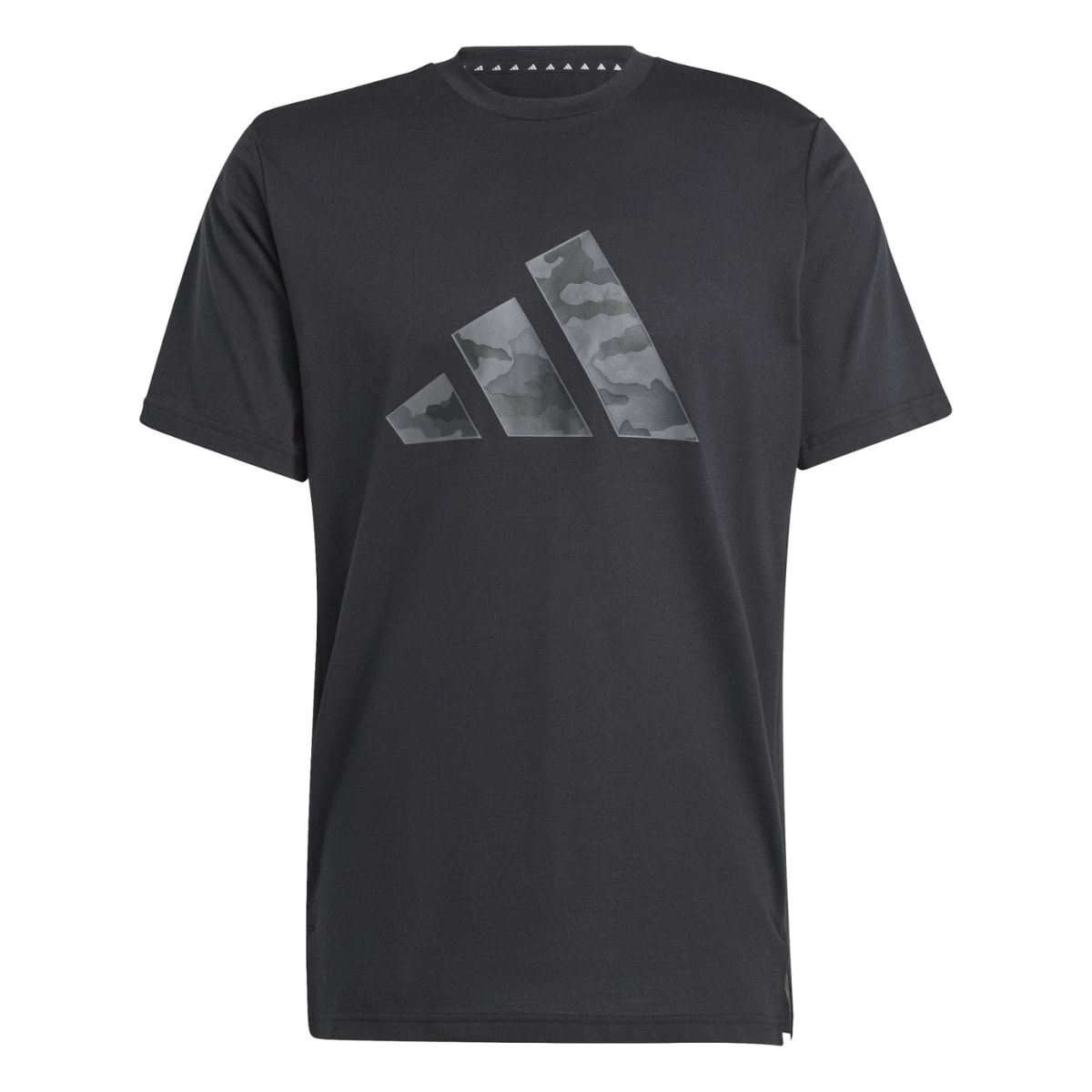 Camisa Adidas Treino Essentials Camo Graphic Logo - Preto