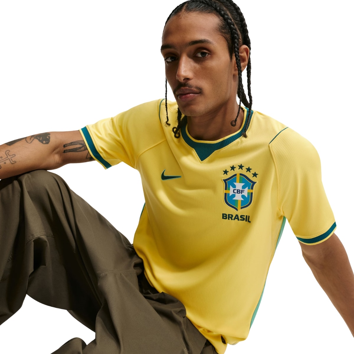 Camisa Nike PSG I 22/23 Torcedor Pro Masculina - Marinho/Branco