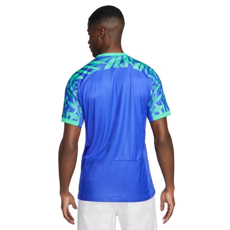 Camisa Nike Brasil II 23/24 Torcedora Pro Masculina - Azul/Verde