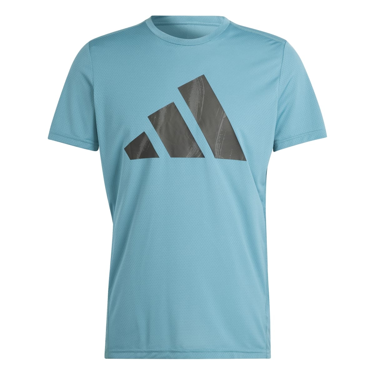Camiseta Adidas Run it Brand Masculino - Petróleo/Preto