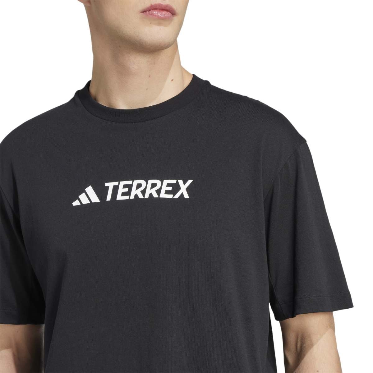 Camiseta Adidas Terrex Logo Masculina - Preto/Branco