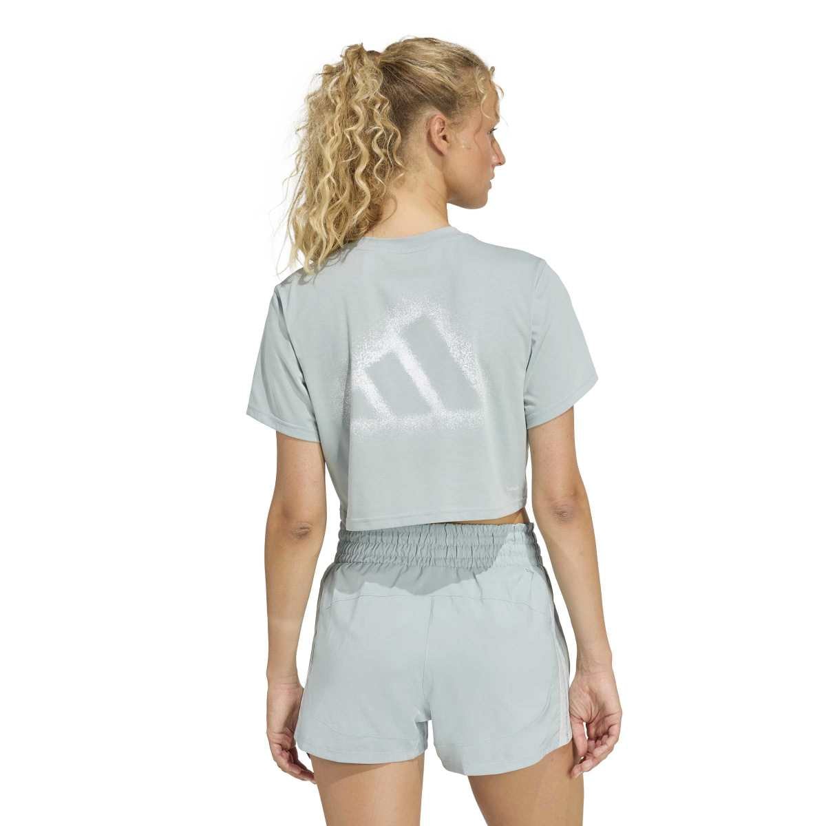 Camiseta Adidas Treino Power Feminino - Verde