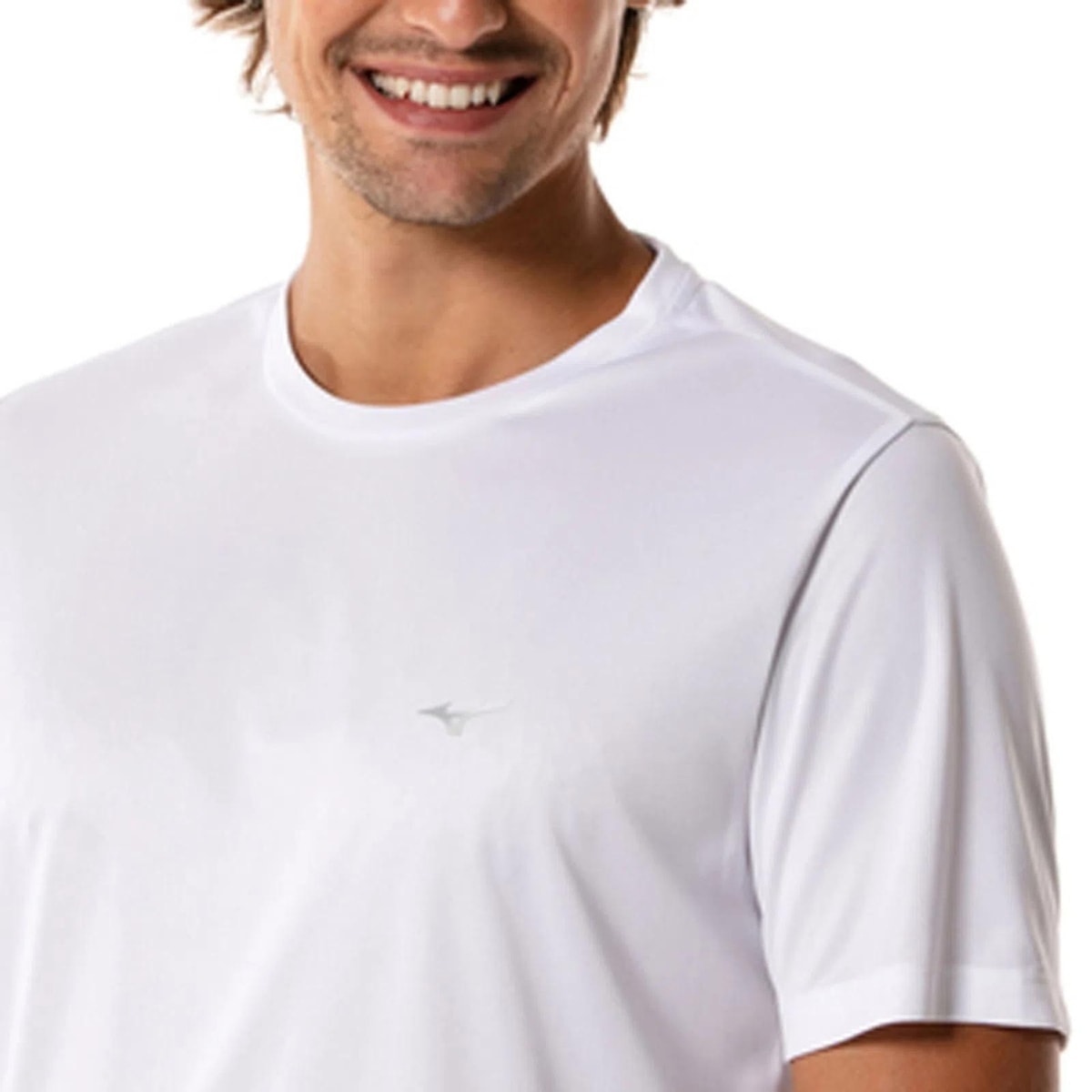 Camiseta Mizuno Sportwear Treino Masculina - Branco