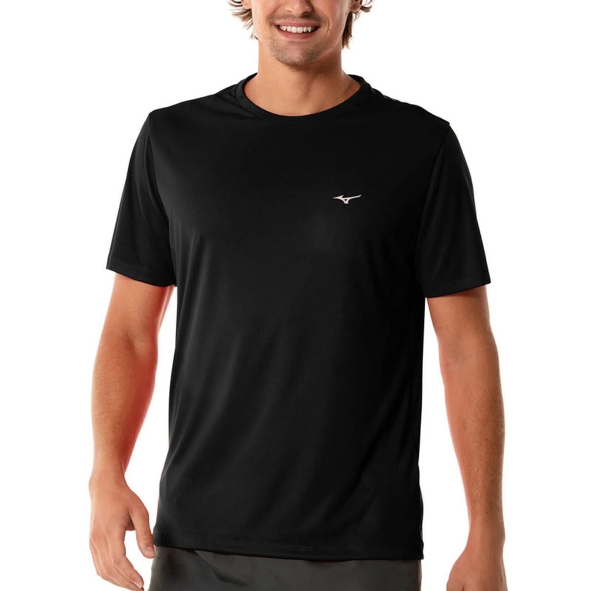 Camiseta Mizuno Sportwear Treino Masculina - Preto