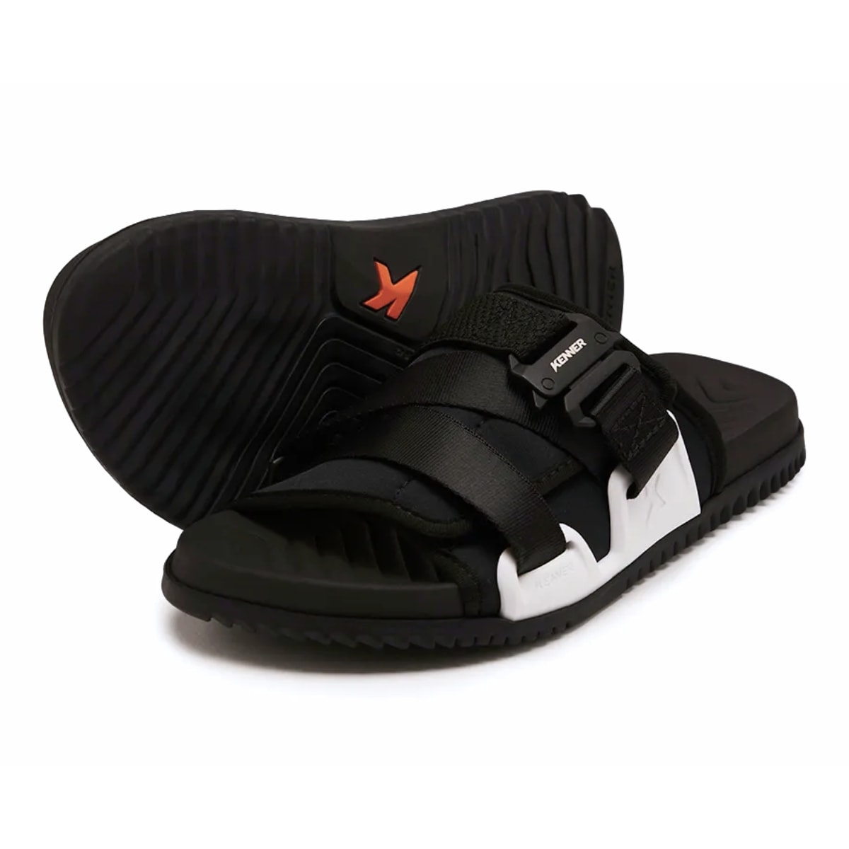 Chinelo Kenner Hyper-Z Fit - Preto/Branco