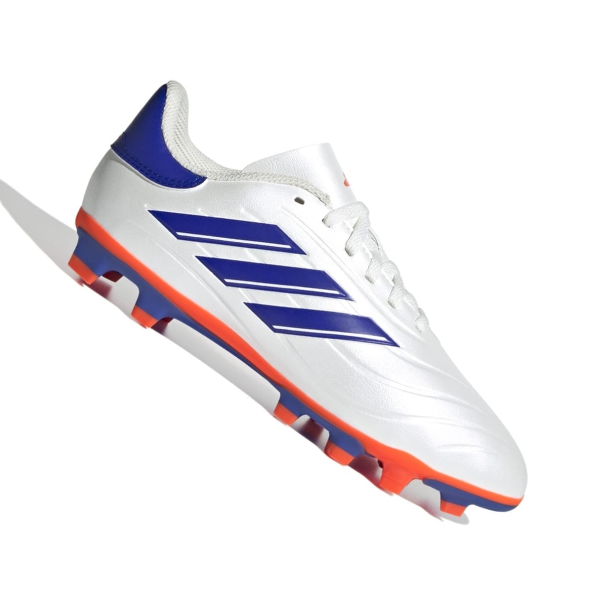 Chuteira Adidas Copa Pure 2 Club Infantil - Branco/Azul