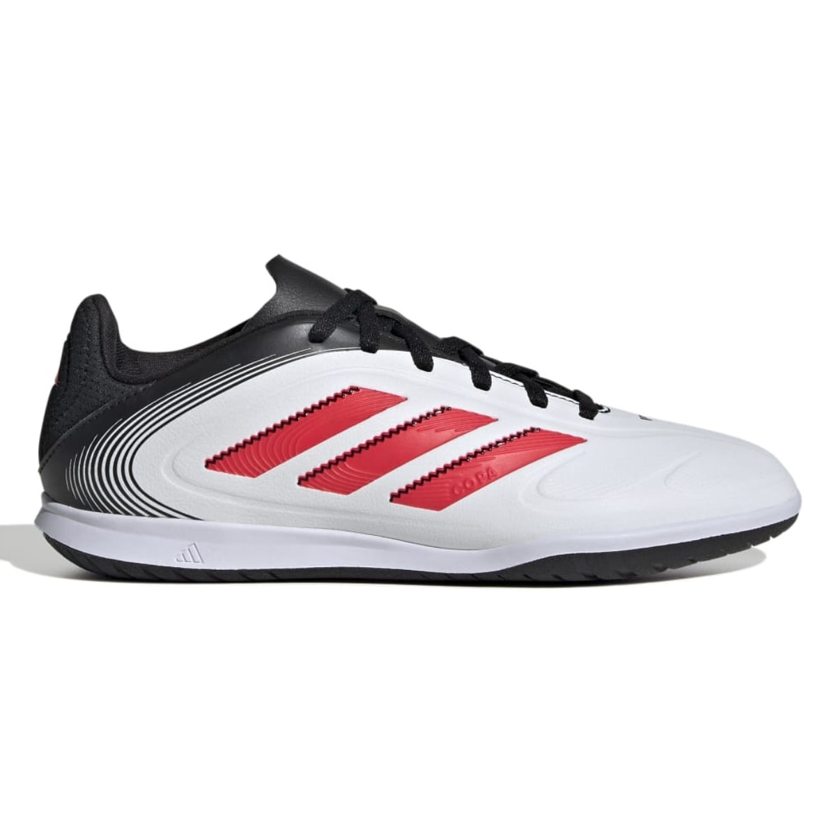 Chuteira Adidas Copa Pure 3 Club Futsal Infantil - Branco/Vermelho