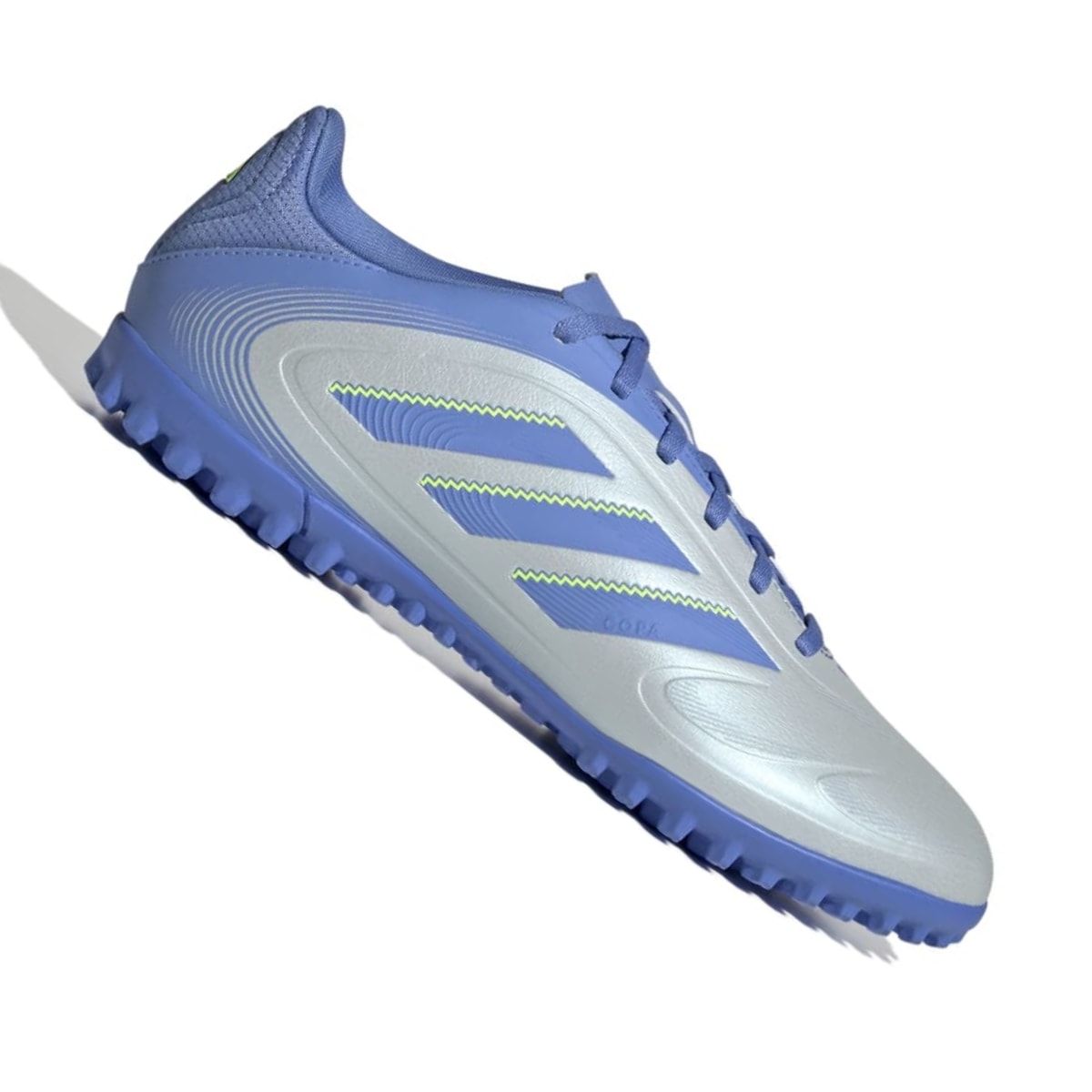 Chuteira Adidas Copa Pure III Club Society - Azul/Cinza