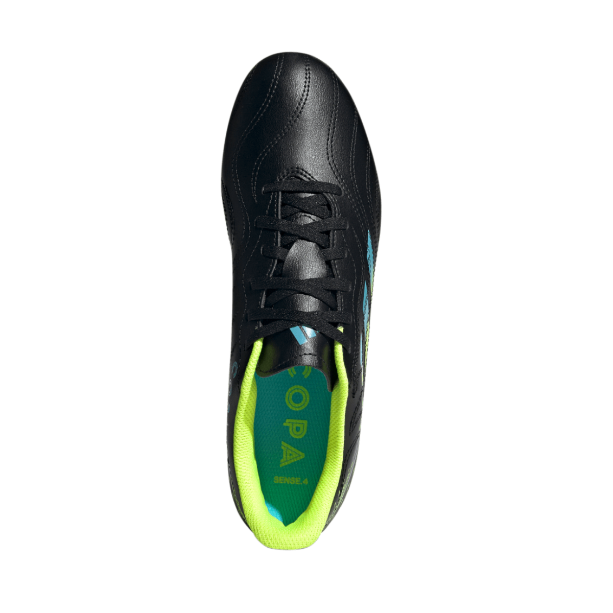 ama Chuteira Adidas Copa Sense.4 FxG Campo Unissex - Preto/Amarelo
