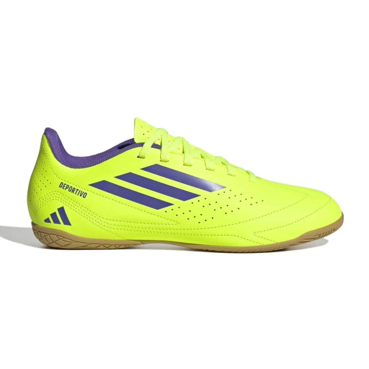 Chuteira Adidas Deportivo III Futsal - Verde/Roxo