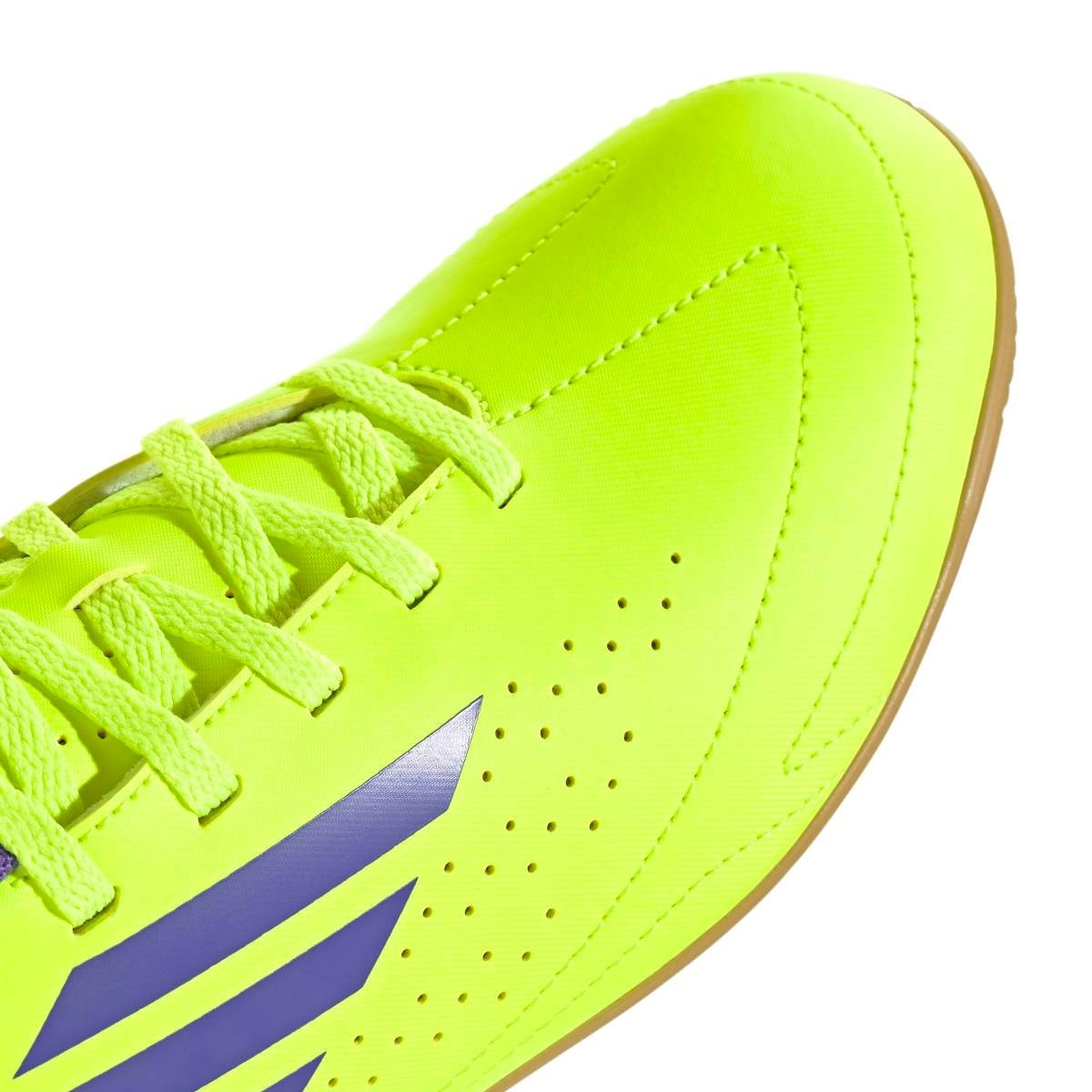 Chuteira Adidas Deportivo III Futsal - Verde/Roxo