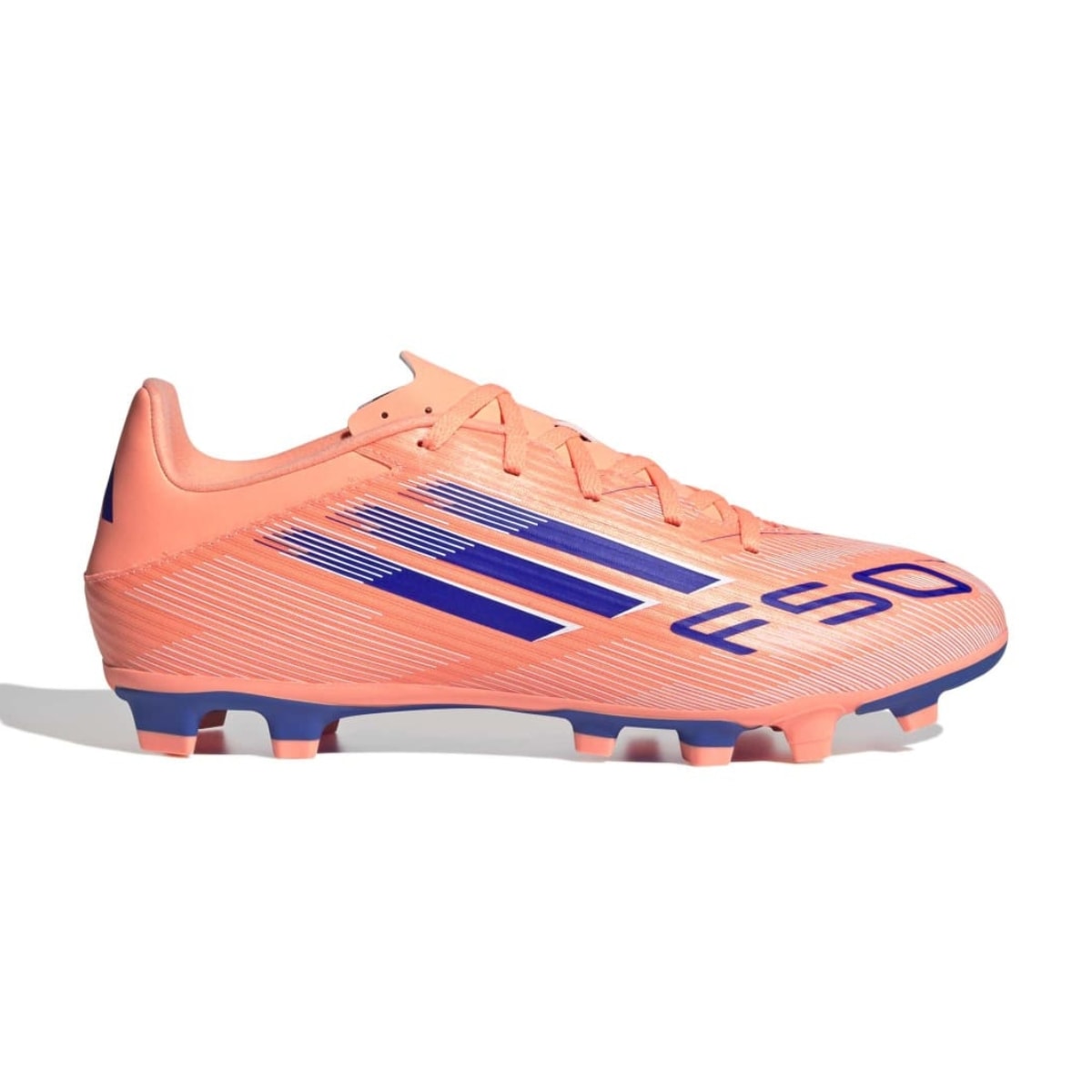 Chuteira Adidas F50 Club Campo - Laranja/Azul