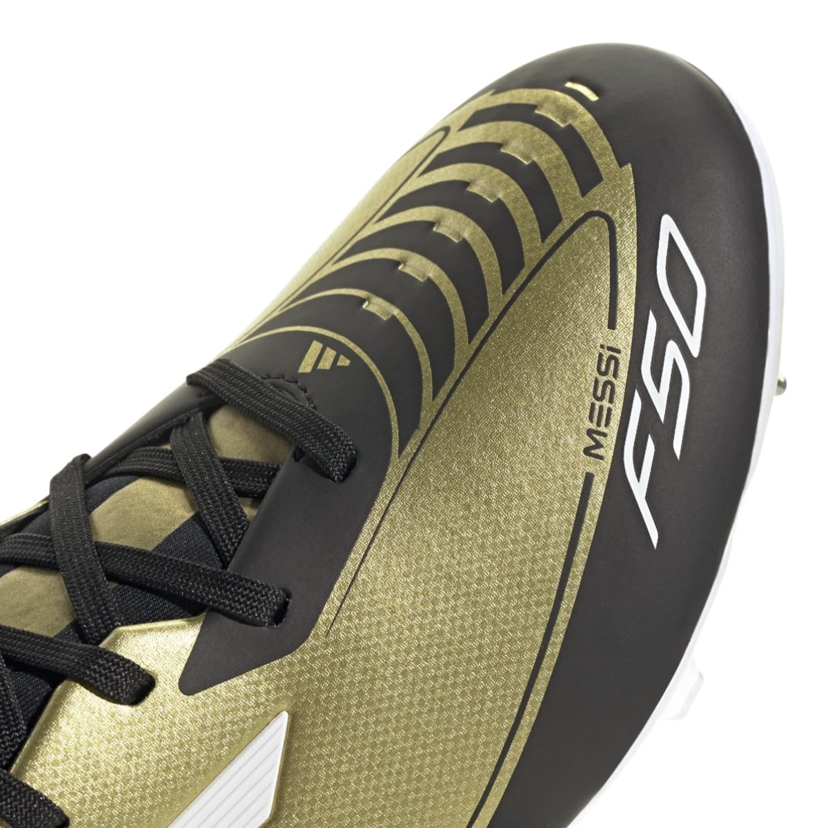 Chuteira Adidas F50 League Messi Campo - Preto/Dourado