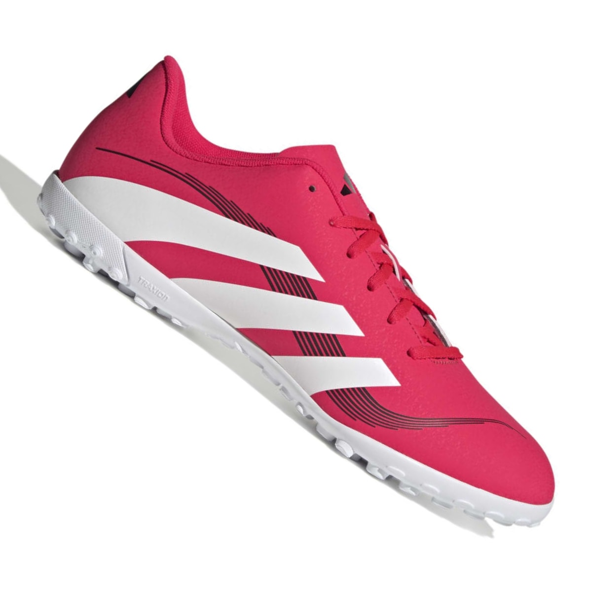 Chuteira Adidas Predator 25 Essentials Society - Laranja/Branco