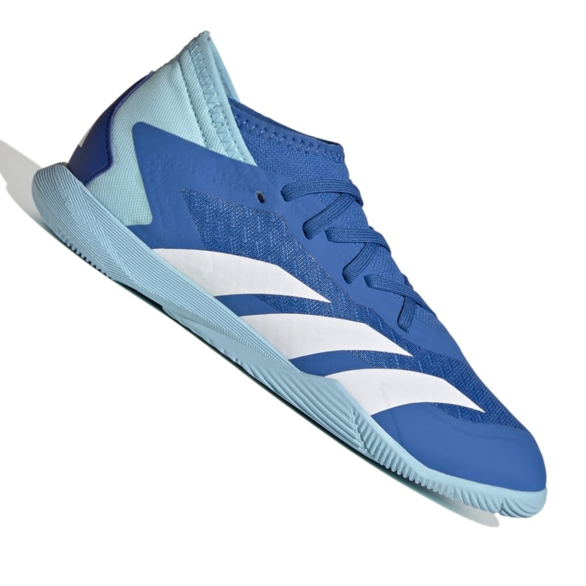 Chuteira predator azul sales futsal