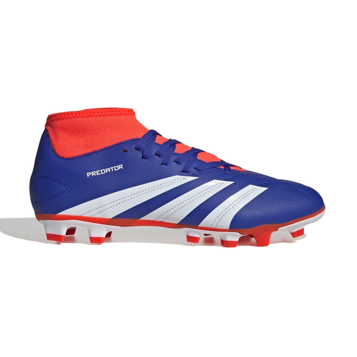 Chuteira Adidas Predator Club FxG Campo - Azul/Branco