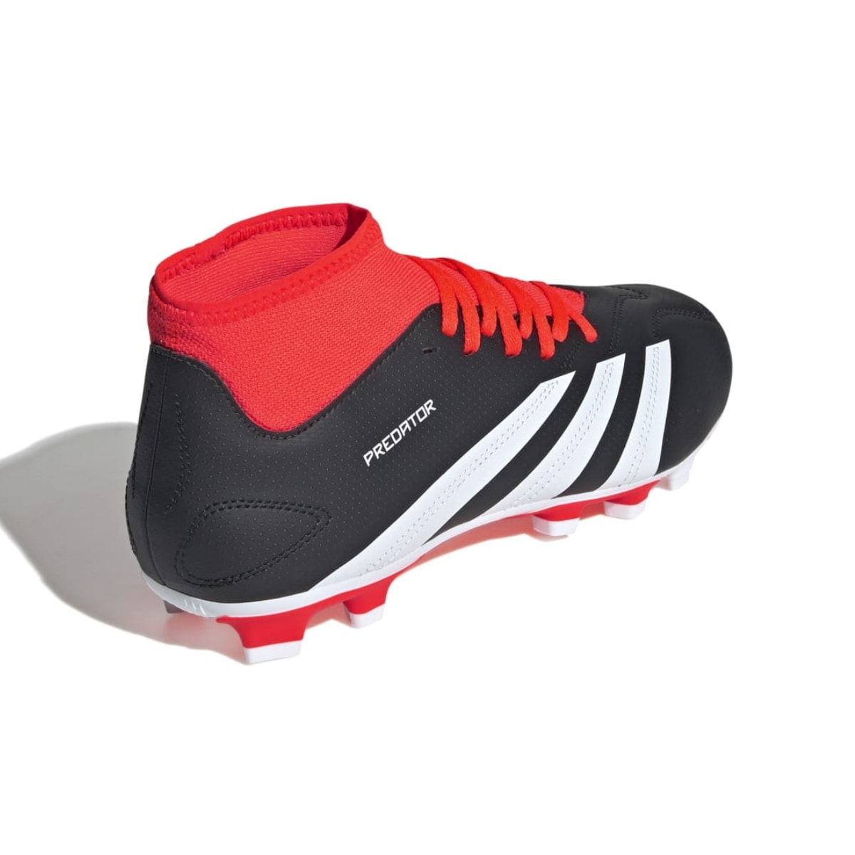 Chuteira Adidas Predator Club FxG Campo - Preto/Laranja