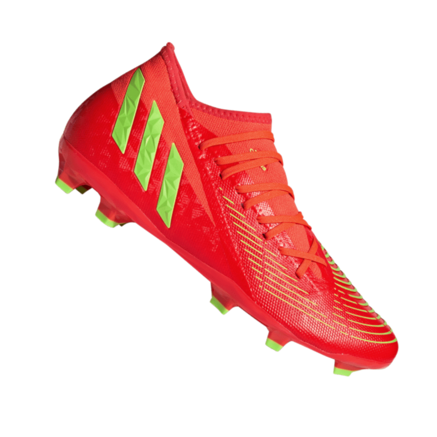 Chuteira Adidas Predator Edge.3 Campo Unissex - Laranja/Verde