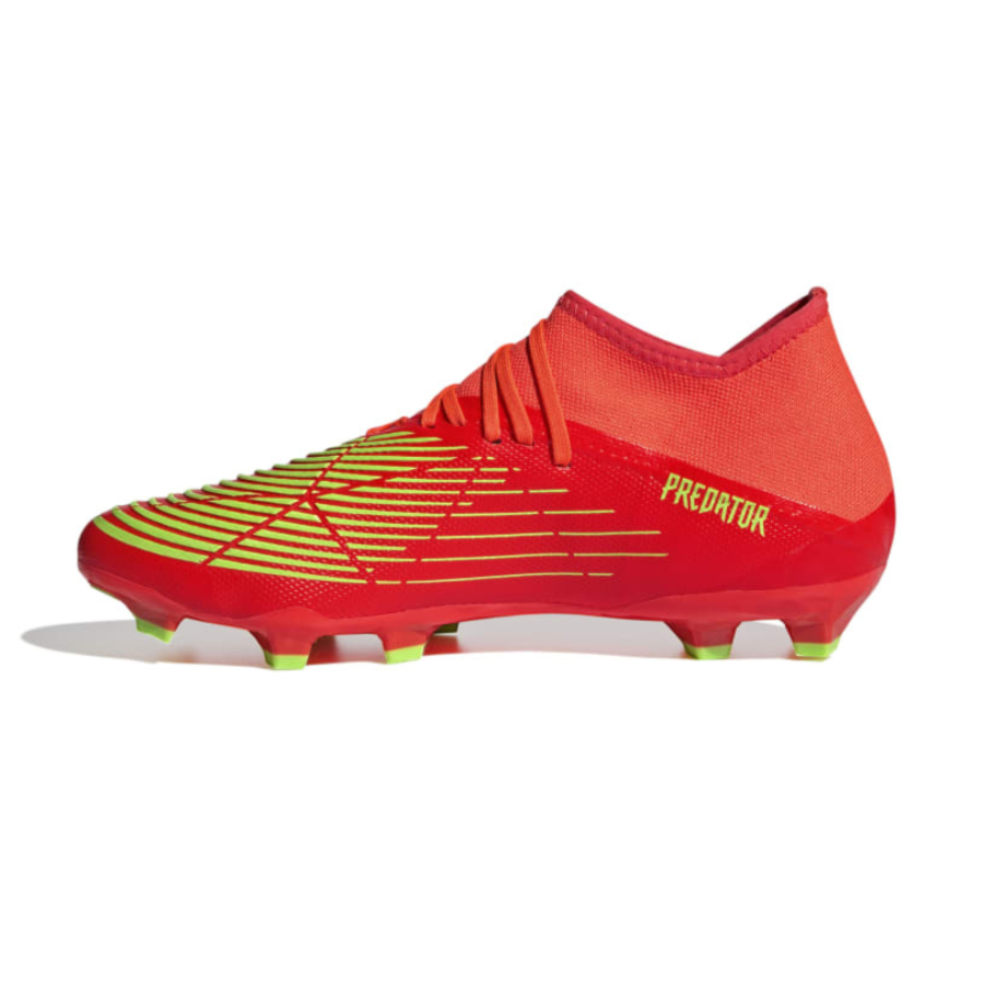 Chuteira Adidas Predator Edge.3 Campo Unissex - Laranja/Verde