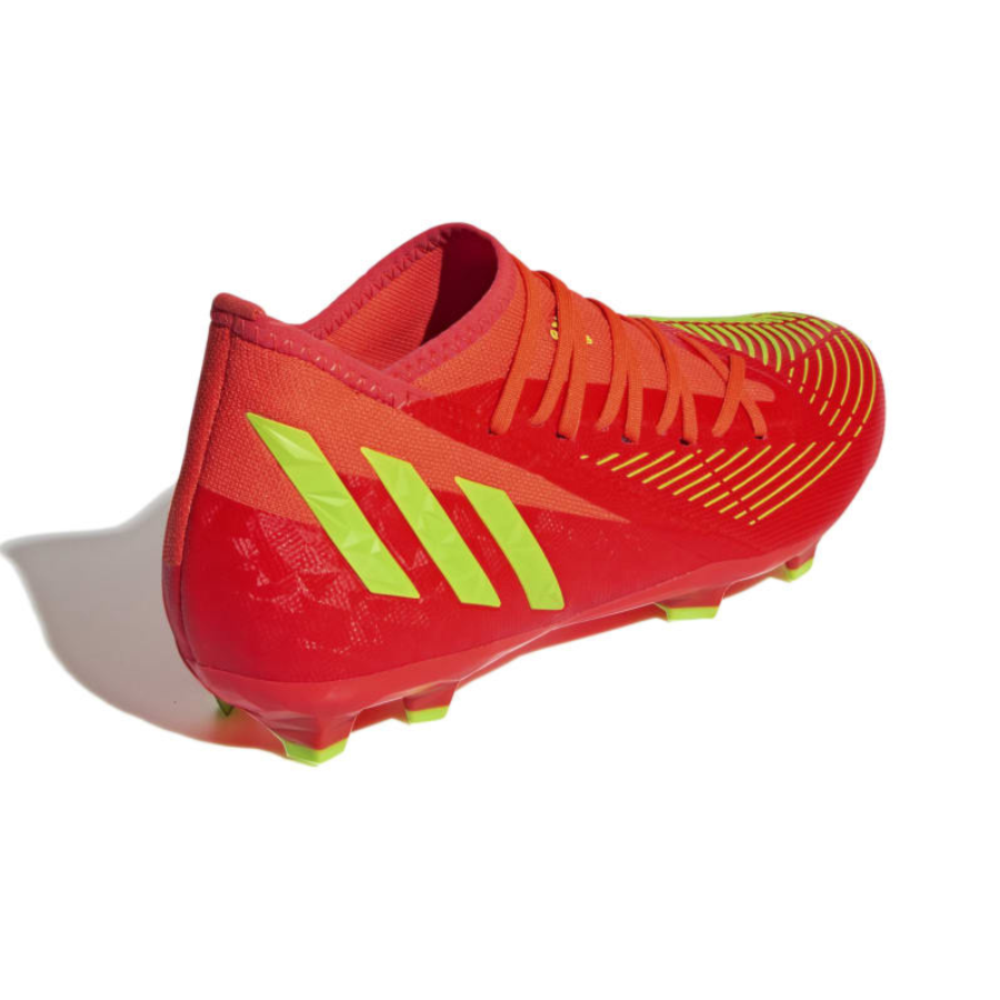 Chuteira Adidas Predator Edge.3 Campo Unissex - Laranja/Verde