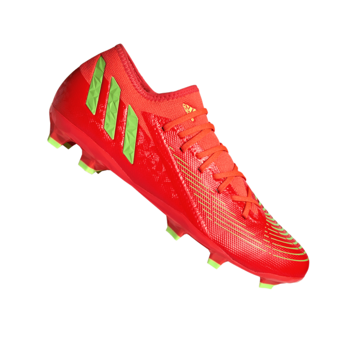 Chuteira Adidas Predator Edge.3 Low Campo Unissex - Laranja/Verde