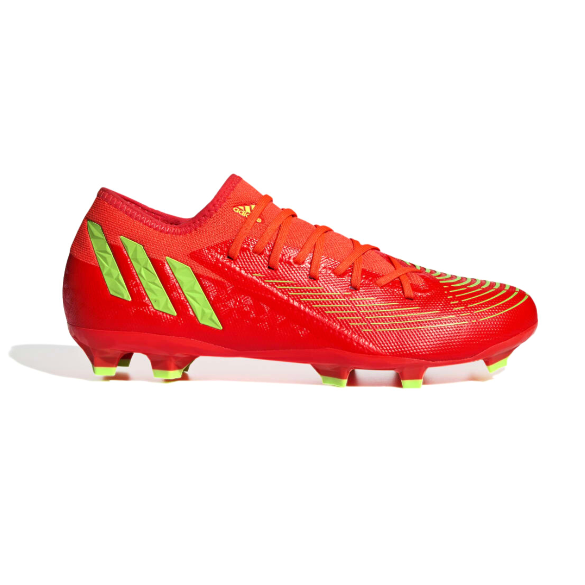 Chuteira Adidas Predator Edge.3 Low Campo Unissex - Laranja/Verde