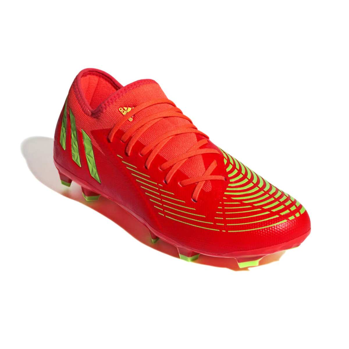 Chuteira Adidas Predator Edge.3 Low Campo Unissex - Laranja/Verde