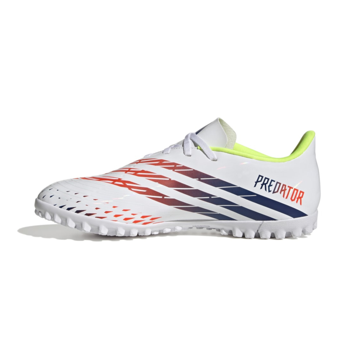 Chuteira Adidas Predator Edge.4 Society Unissex - Branco/Laranja