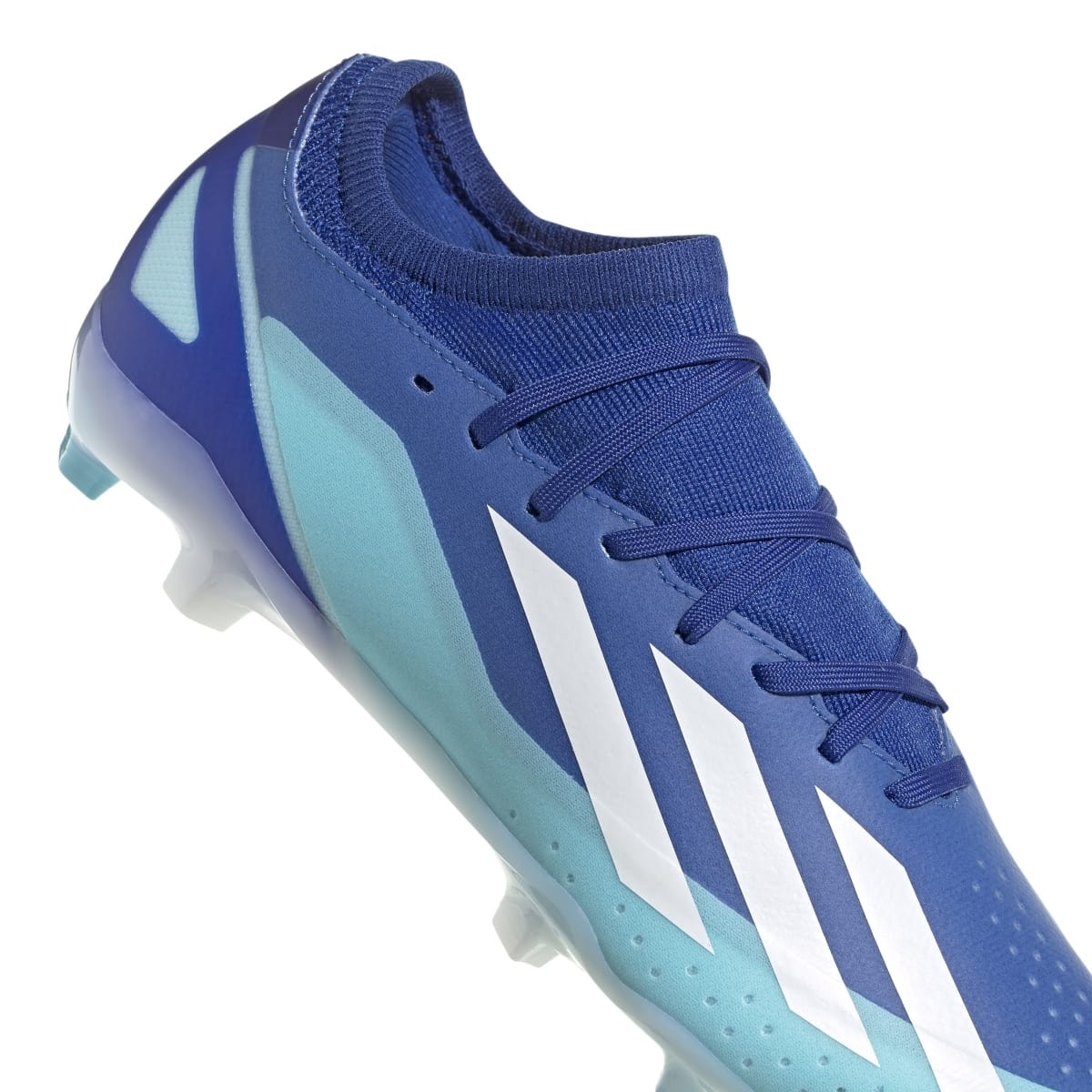 Chuteira adidas store azul e verde