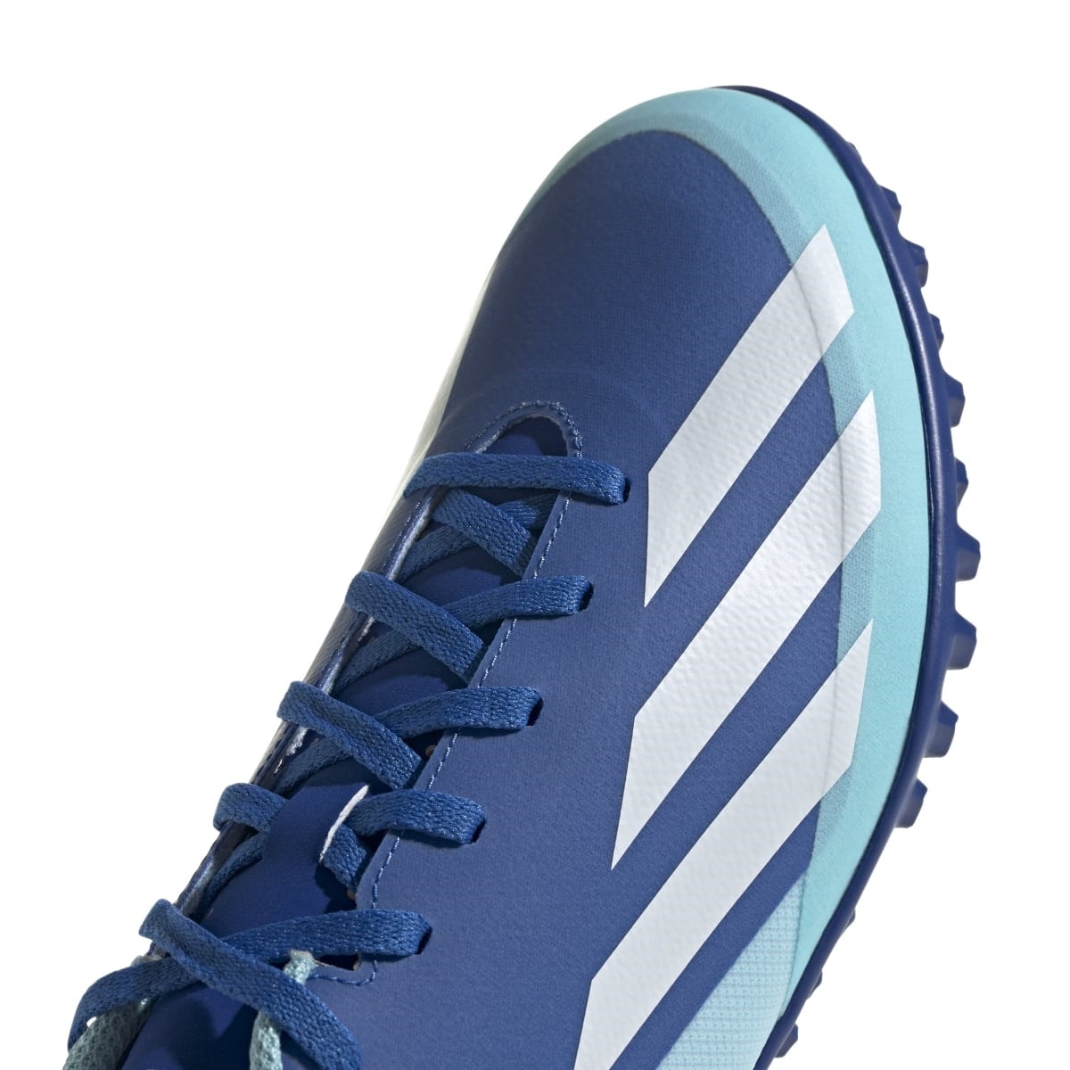 Chuteira Adidas X Crazyfast.4 Society - Azul/Branco