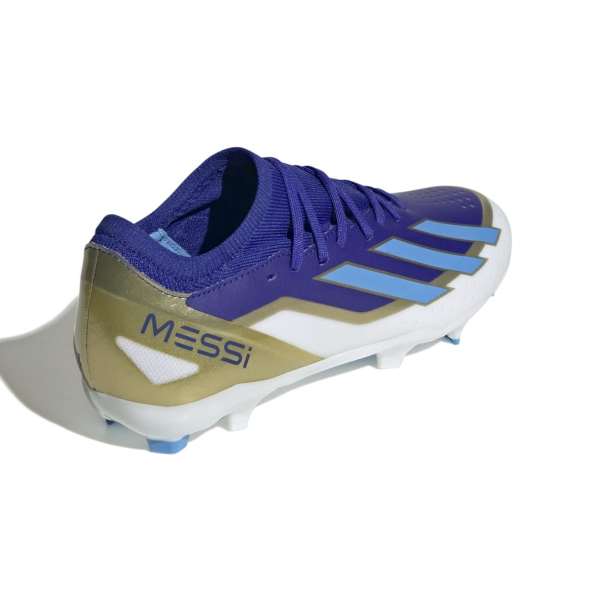 Chuteira Adidas X Crazyfast Messi League Campo - Azul/Dourado
