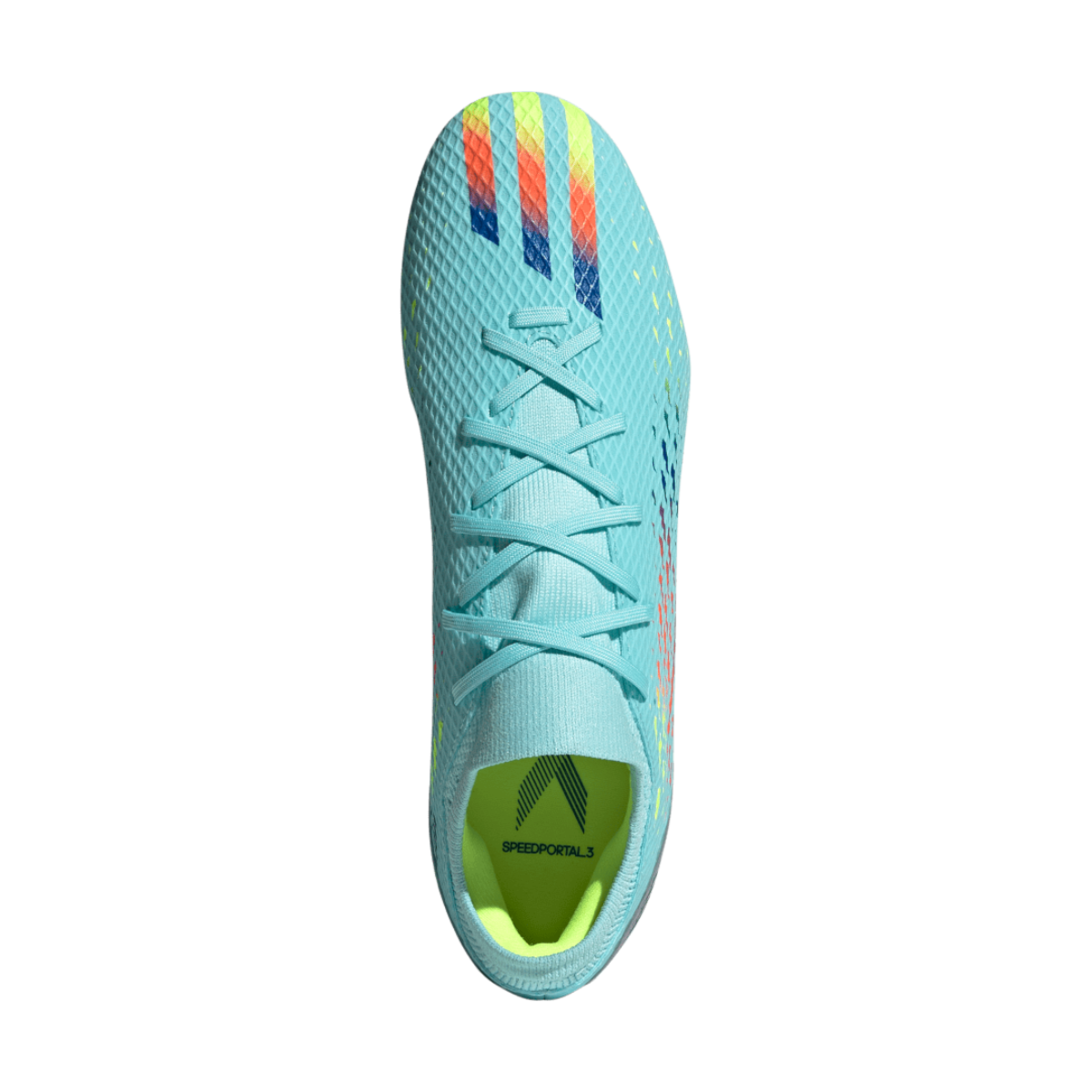 Chuteira Adidas X SpeedPortal.3 Campo Unissex - Azul/Amarelo