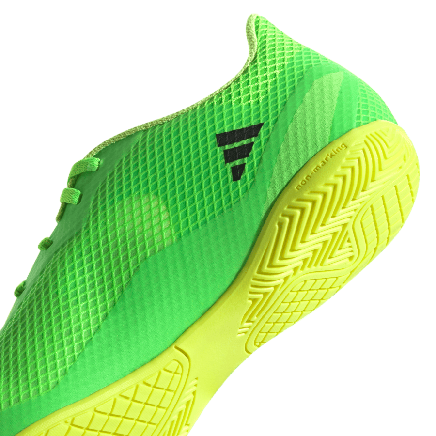 VERDE  Chuteira Adidas X SpeedPortal.4 Futsal Unissex - Verde/Preto