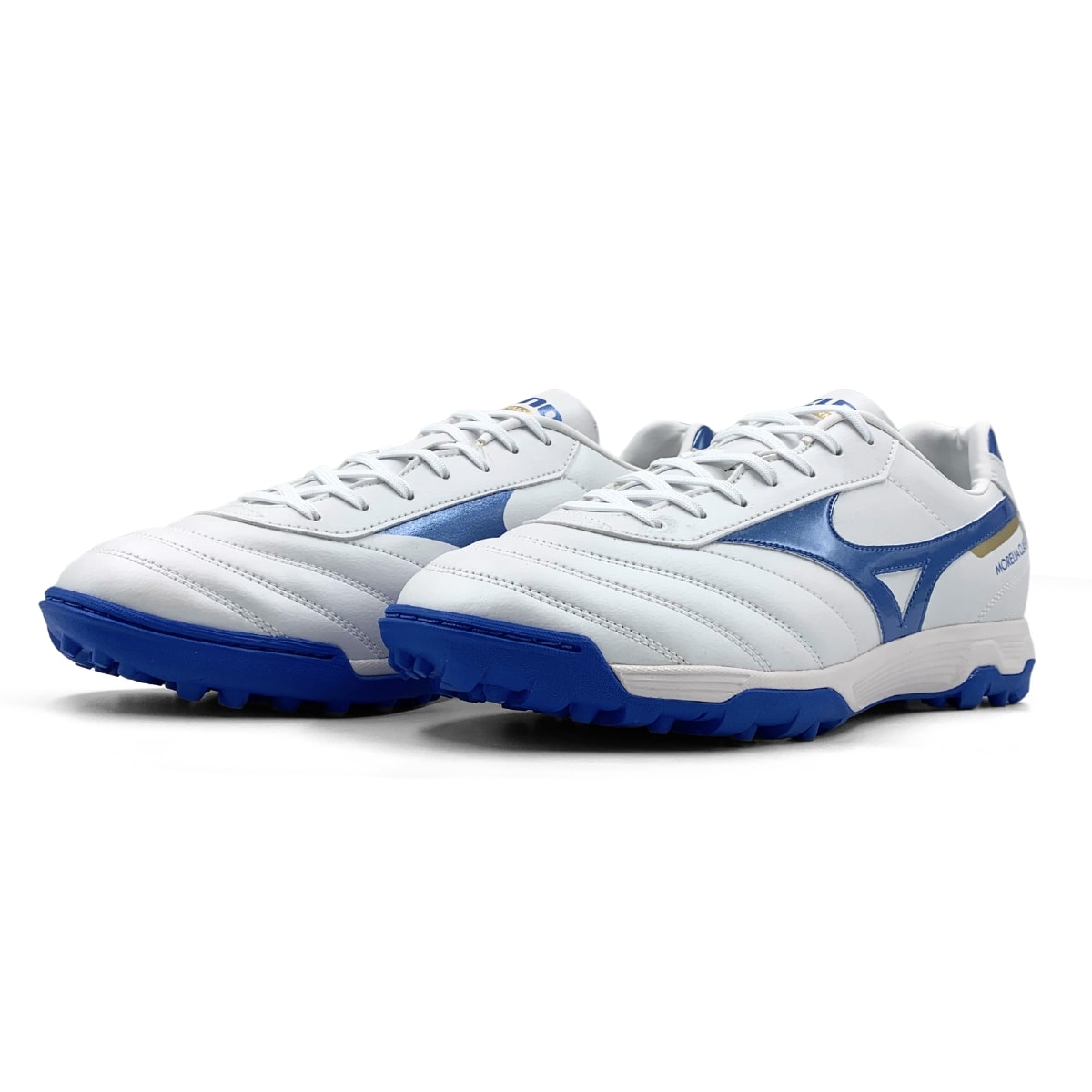 Chuteira Mizuno Morelia Classic AS Society - Branco/Azul