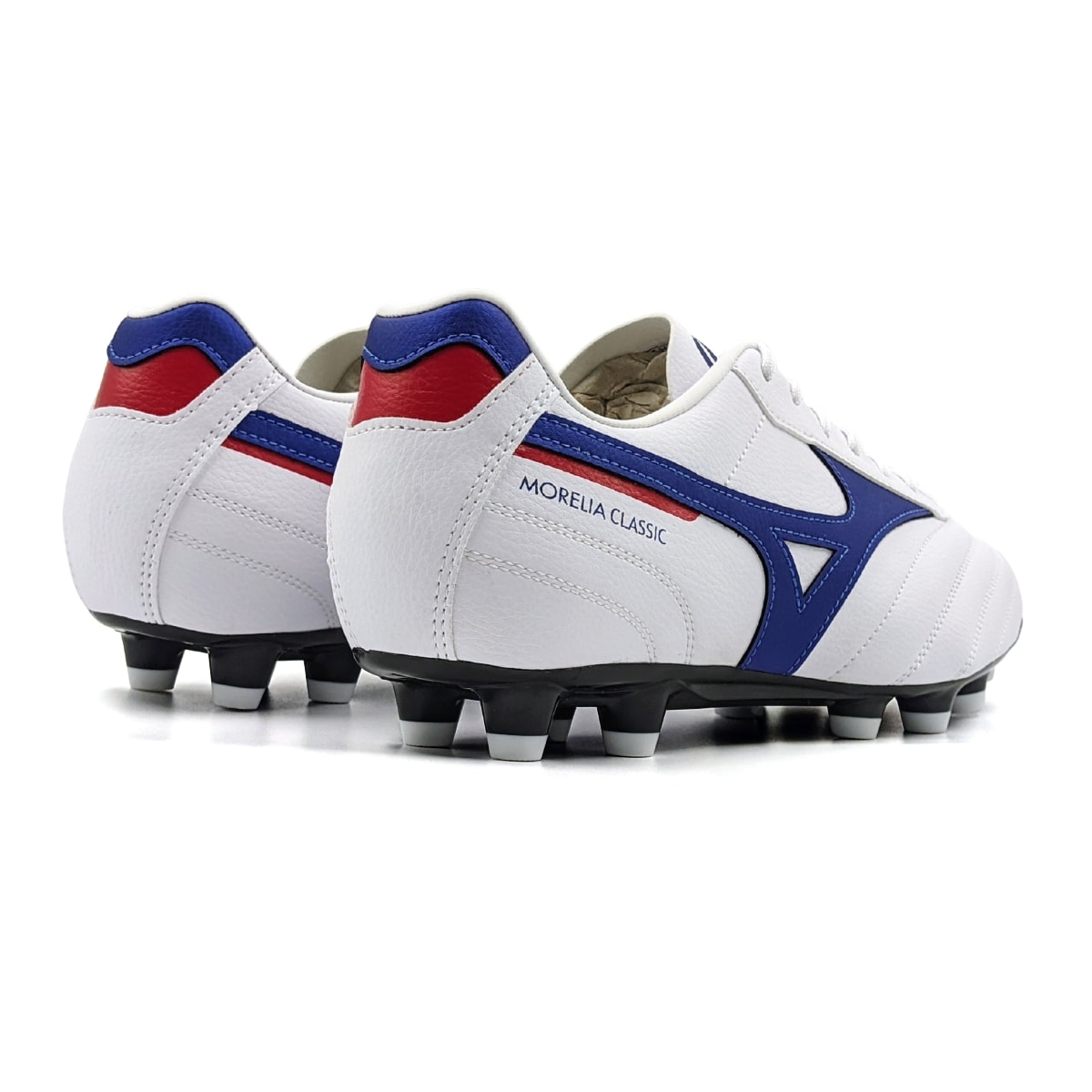 Chuteira Mizuno Morelia Classic MD Campo - Branco/Azul