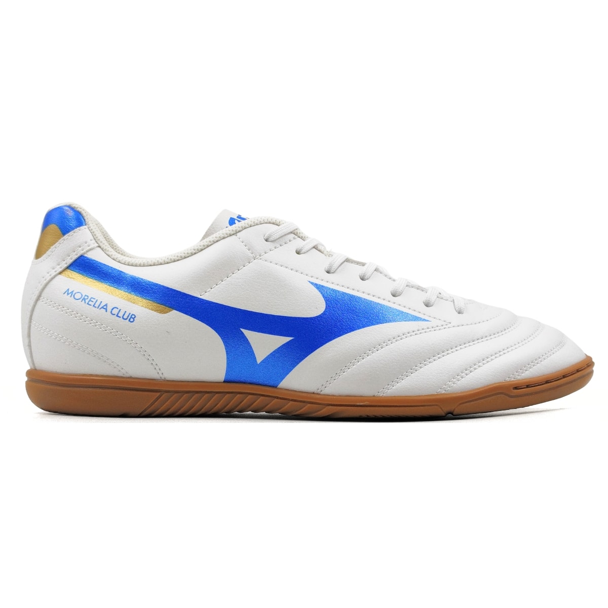 Chuteira Mizuno Morelia Club IN Futsal - Branco/Azul